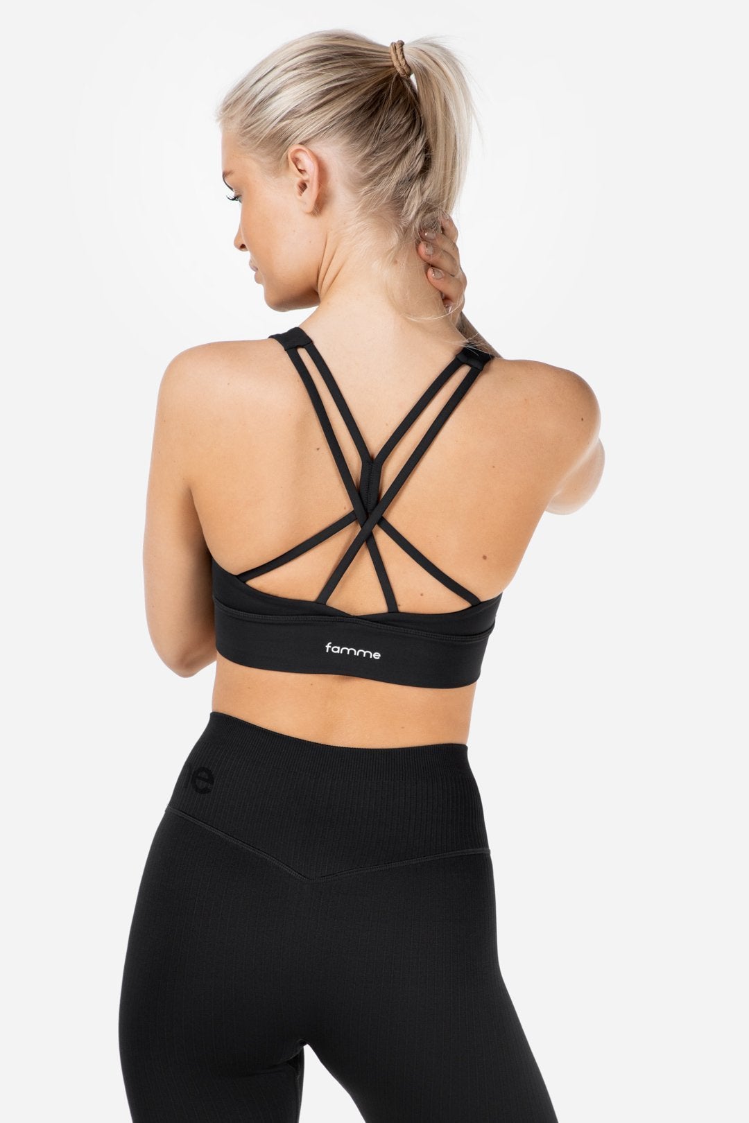 Lotus Sports Bra - Sports bh for dame - Grå - Famme