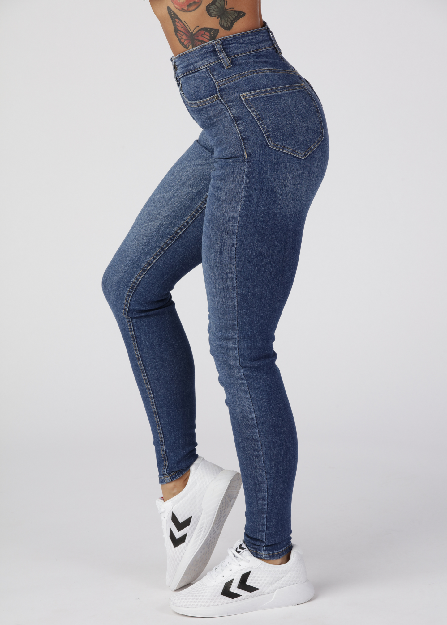 Satty Skinny Jeans - Blue Denim - for kvinde - NOISY MAY - Jeans