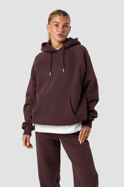 everyday hoodie wmn burgundy