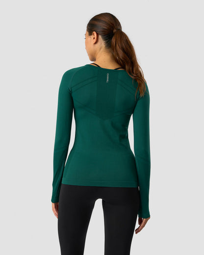 everyday seamless ls dark green