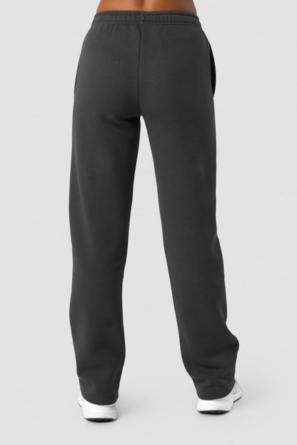 everyday straight leg sweatpants dark grey