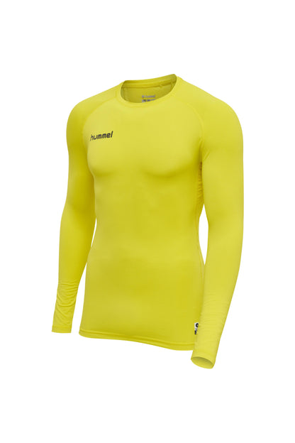 HUMMEL - Hml First Performance Jersey L/s - Blazing Yellow