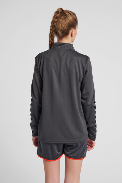 HUMMEL - Hmlauthentic Half Zip Sweatshirt Woman - Asphalt