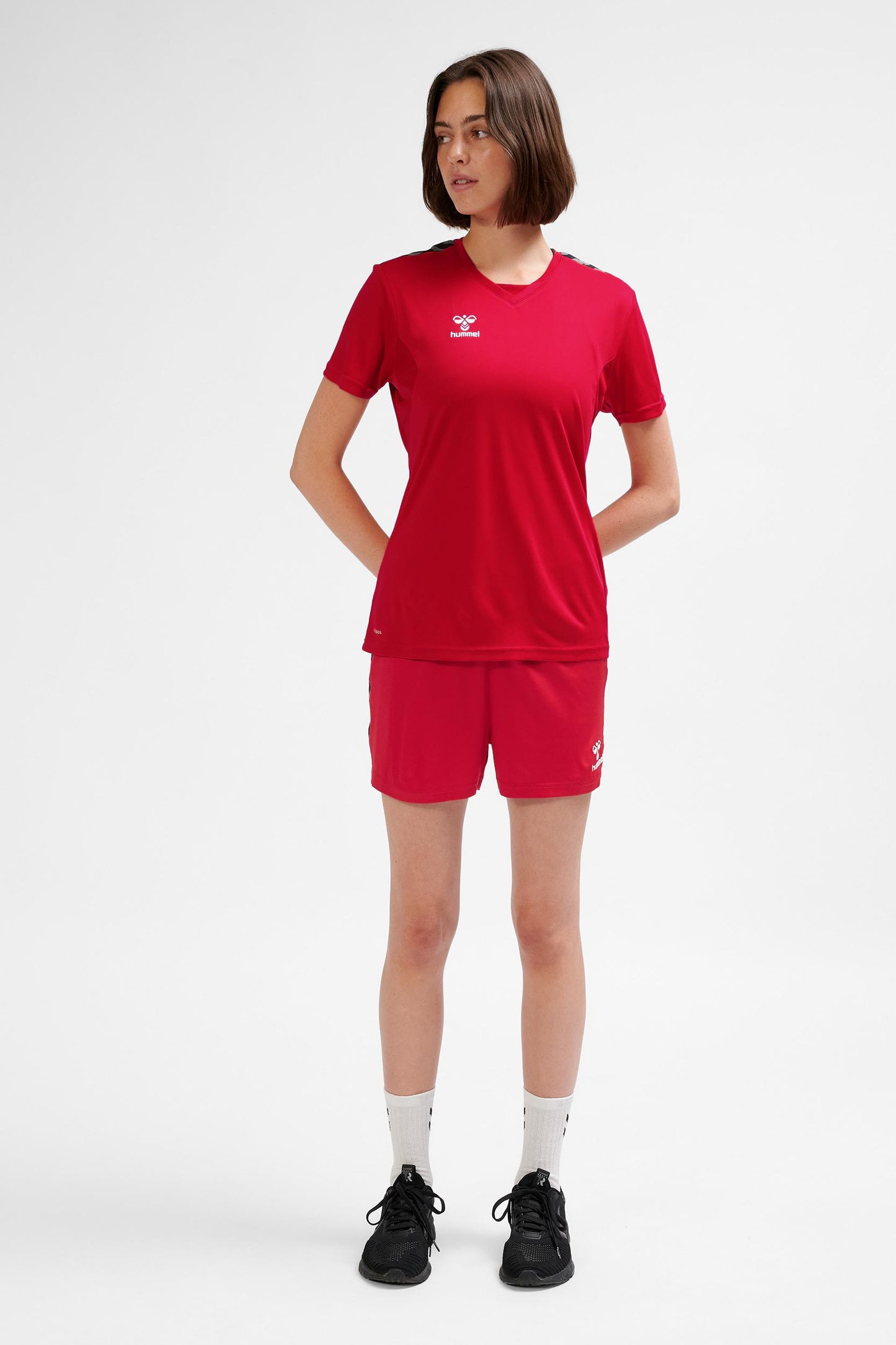 HUMMEL - Hmlauthentic Pl Shorts Woman - True Red