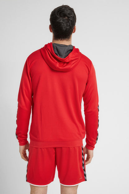 HUMMEL - Hmlauthentic Poly Hoodie - True Red