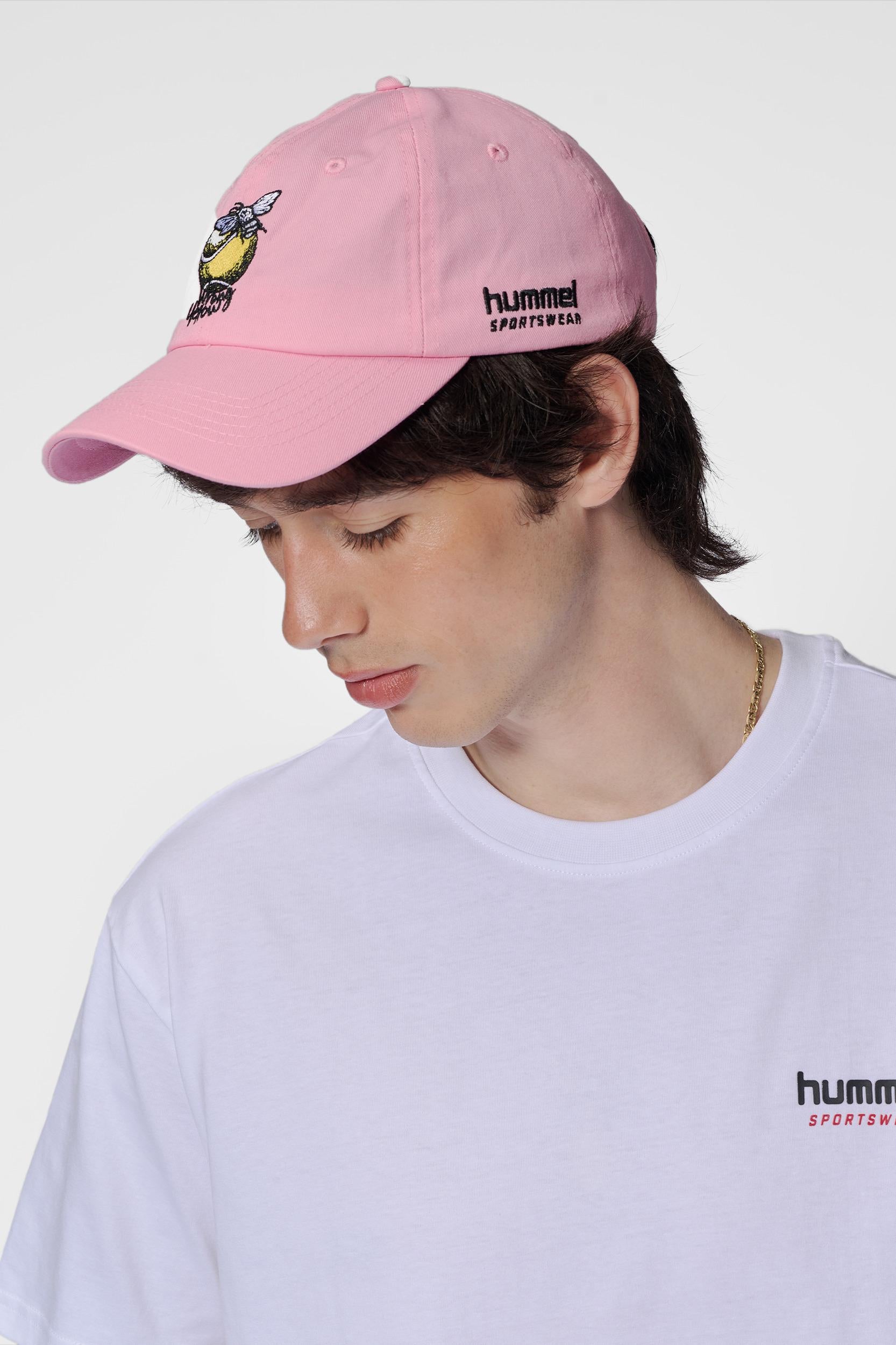 HUMMEL - Hmlbaseball Cap Wrong Yellow - Sachet Pink