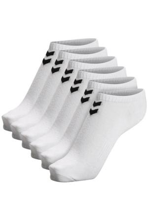 HUMMEL - Hmlchevron 6-pack Ankle Socks - White/white