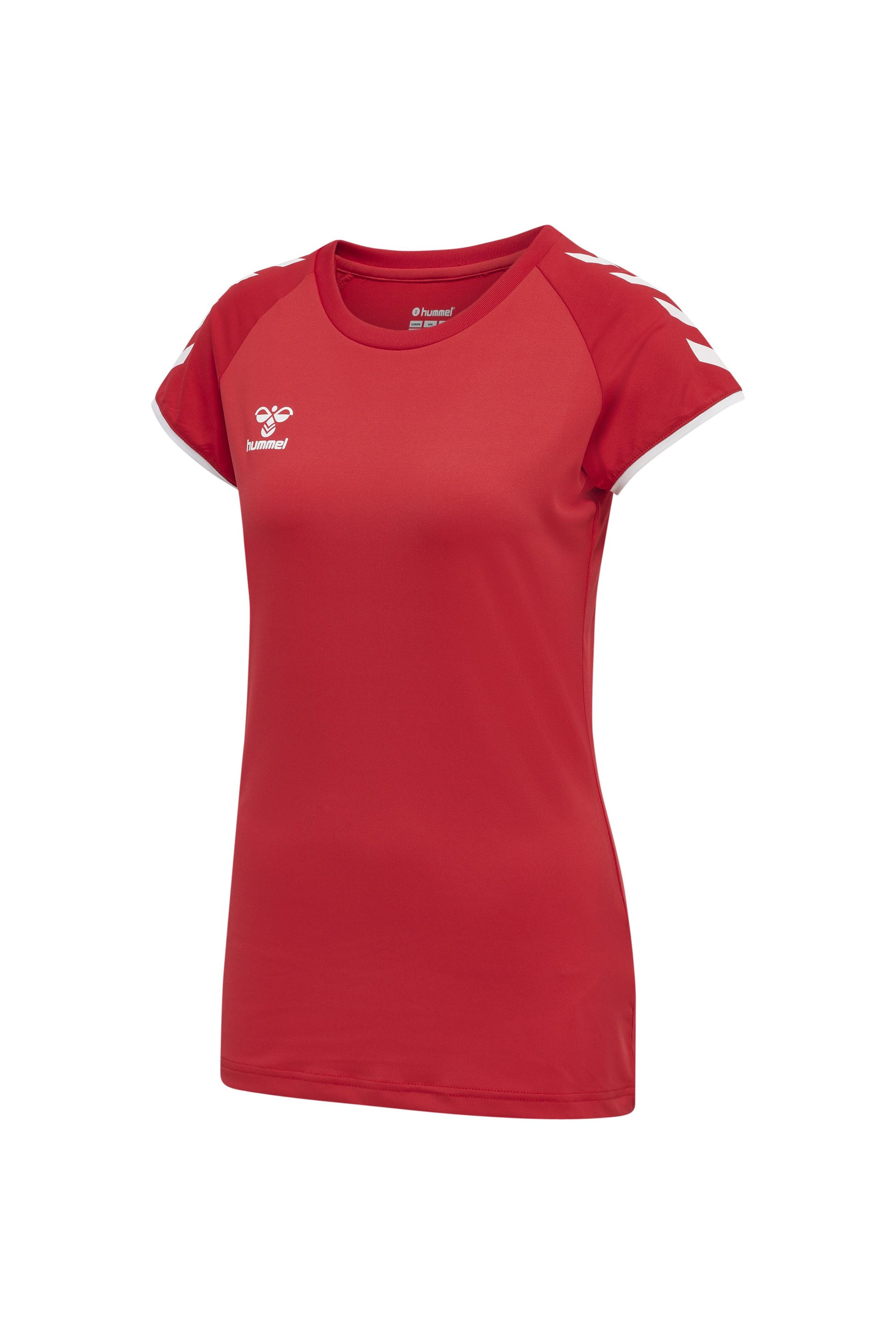 HUMMEL - Hmlcore Volley Stretch Tee Wo - True Red