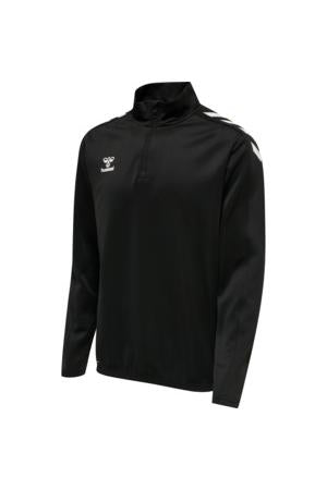 HUMMEL - Hmlcore Xk Half Zip Poly Sweat - Black/black