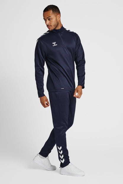 HUMMEL - Hmlcore Xk Half Zip Poly Sweat - Marine