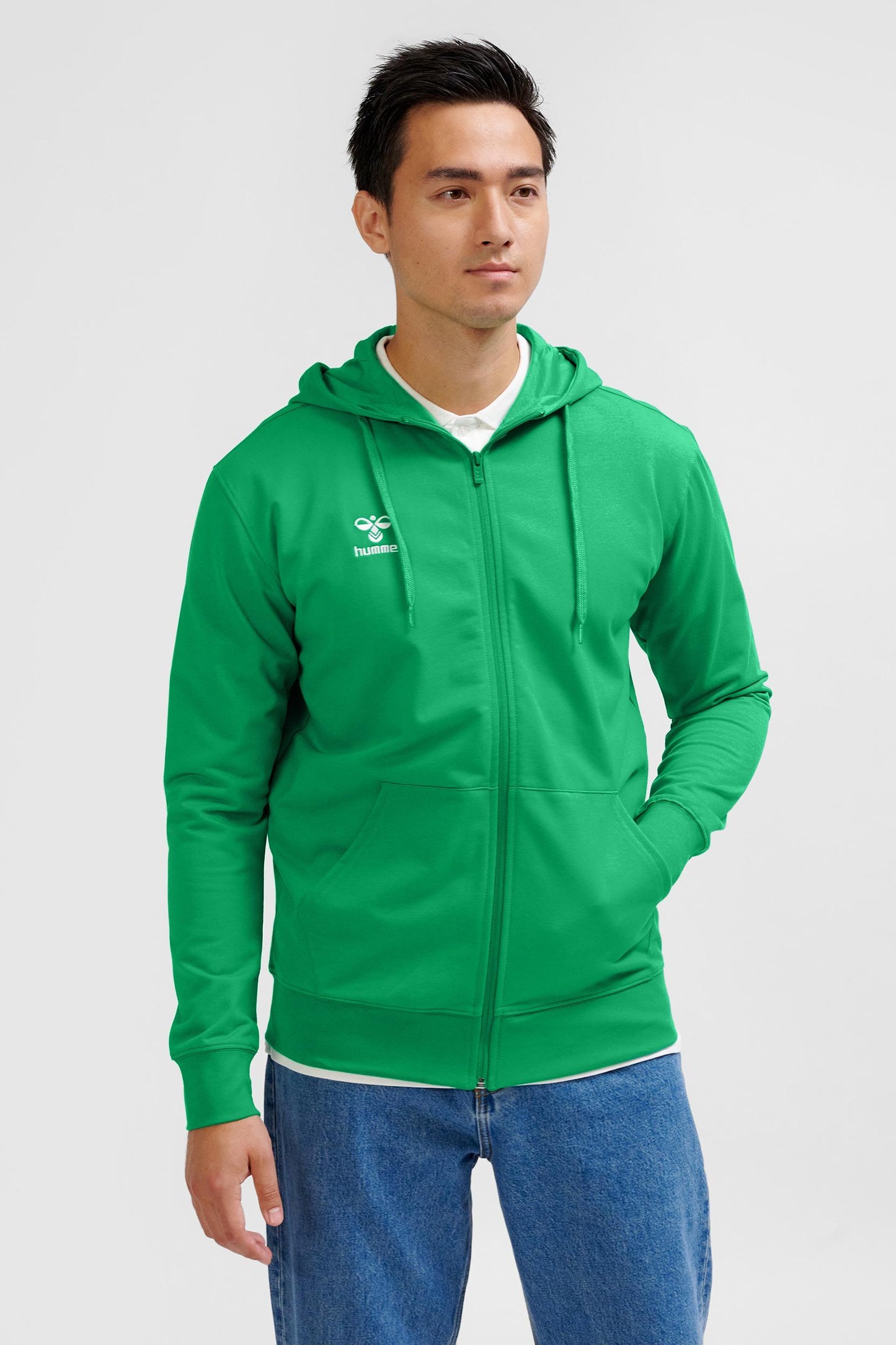 HUMMEL - Hmlgo 2.0 Zip Hoodie - Jelly Bean