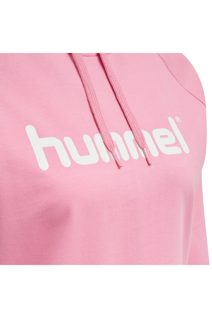 HUMMEL - Hmlgo Cotton Logo Hoodie Woman - Cotton Candy