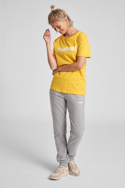 HUMMEL - Hmlgo Cotton Logo T-shirt Woman S/s - Sports Yellow