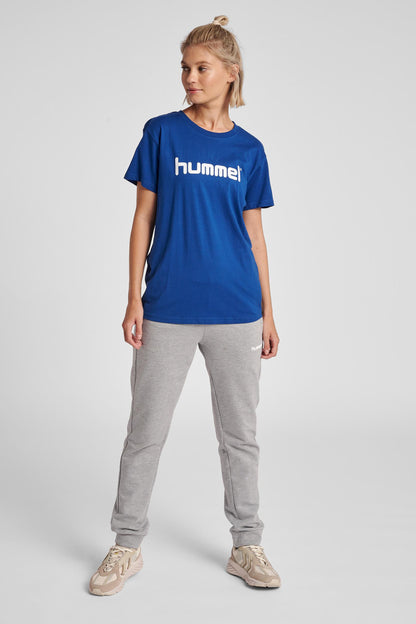 HUMMEL - Hmlgo Cotton Logo T-shirt Woman S/s - True Blue