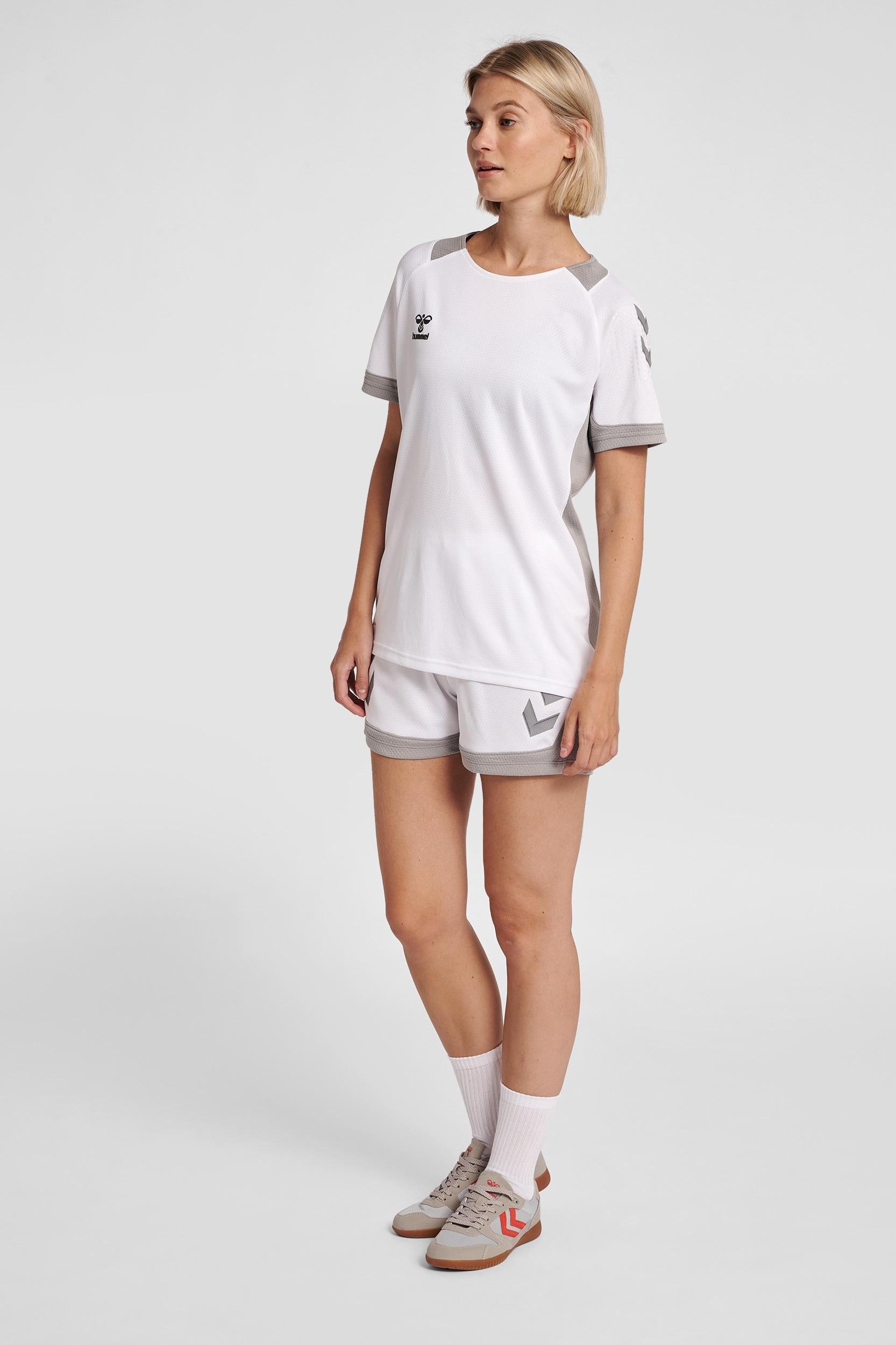 HUMMEL - Hmllead Womens Poly Shorts - White