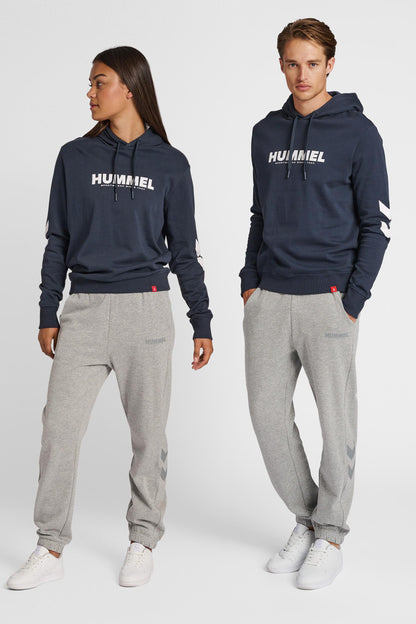 HUMMEL - Hmllegacy Logo Hoodie - Blue Nights