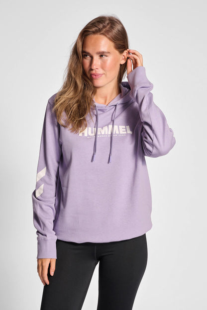 HUMMEL - Hmllegacy Logo Hoodie - Heirloom Lilac