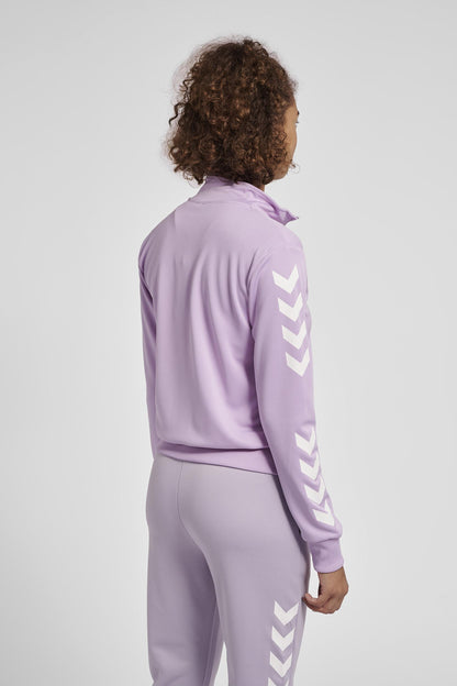 HUMMEL - Hmllegacy Poly Woman Zip Jacket - Pastel Lilac