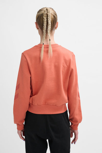 HUMMEL - Hmllegacy Woman Sweatshirt - Apricot Brandy