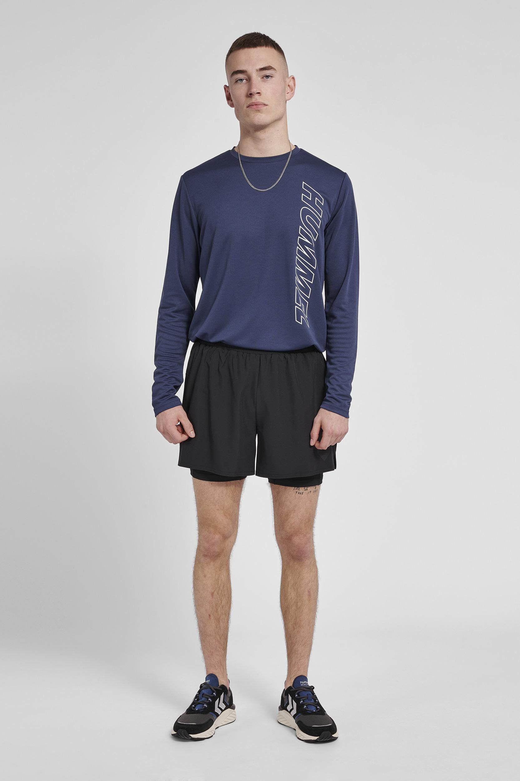 HUMMEL - Hmlmt Force 2 In 1 Shorts - Black