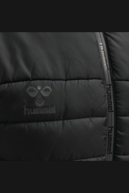 HUMMEL - Hmlnorth Quilted Hood Jacket - Black/asphalt