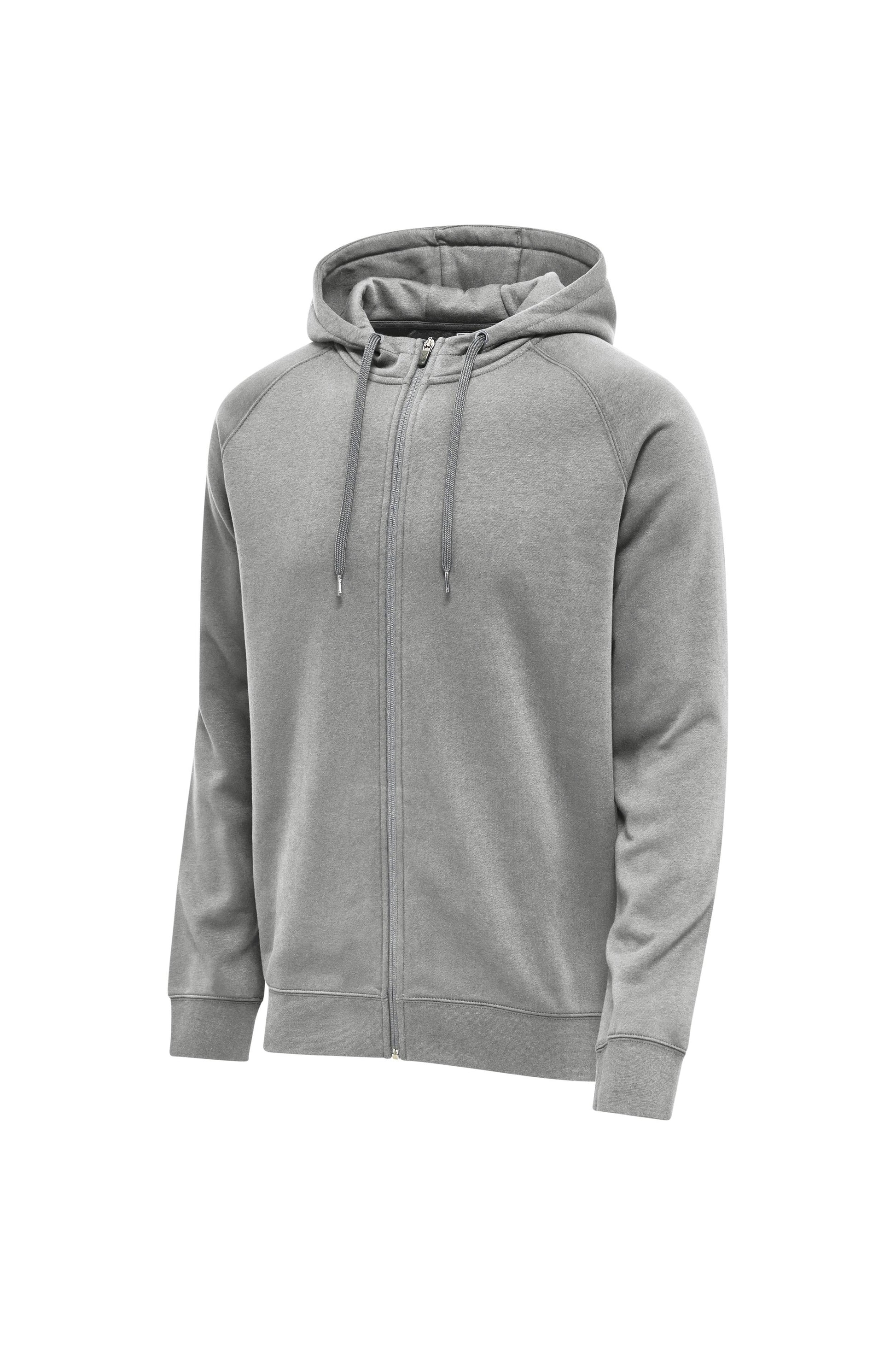 HUMMEL - Hmlred Classic Zip Hoodie - Grey Melange