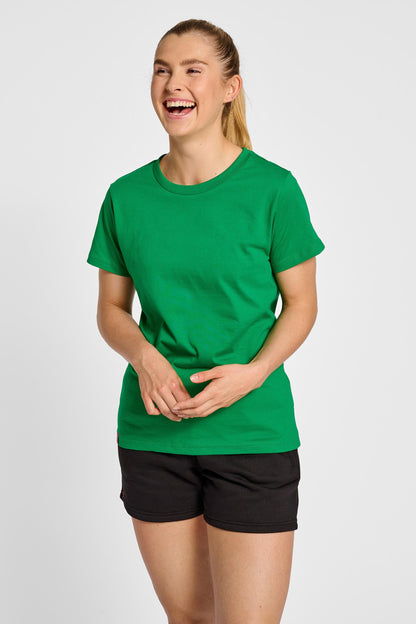 HUMMEL - Hmlred Heavy T-shirt S/s Woman - Jolly Green