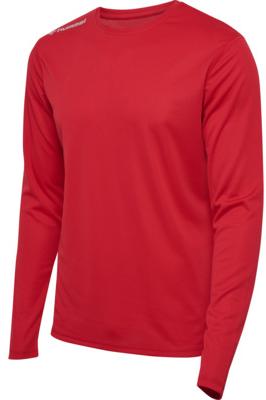 HUMMEL - Hmlrun Jersey L/s - Tango Red