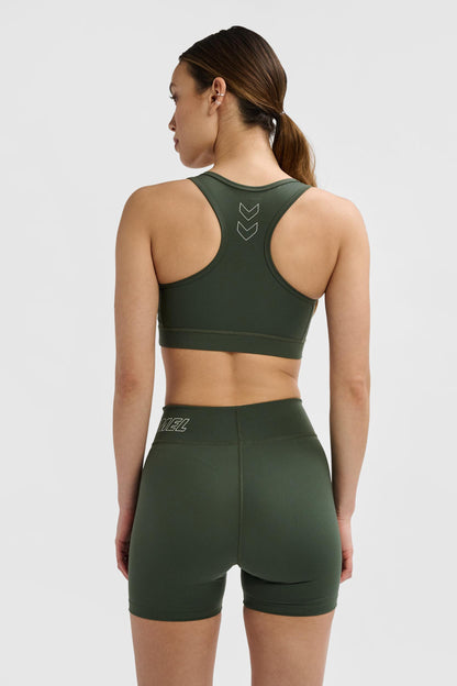 HUMMEL - Hmlte Fundamental Sports Bra - Climbing Ivy