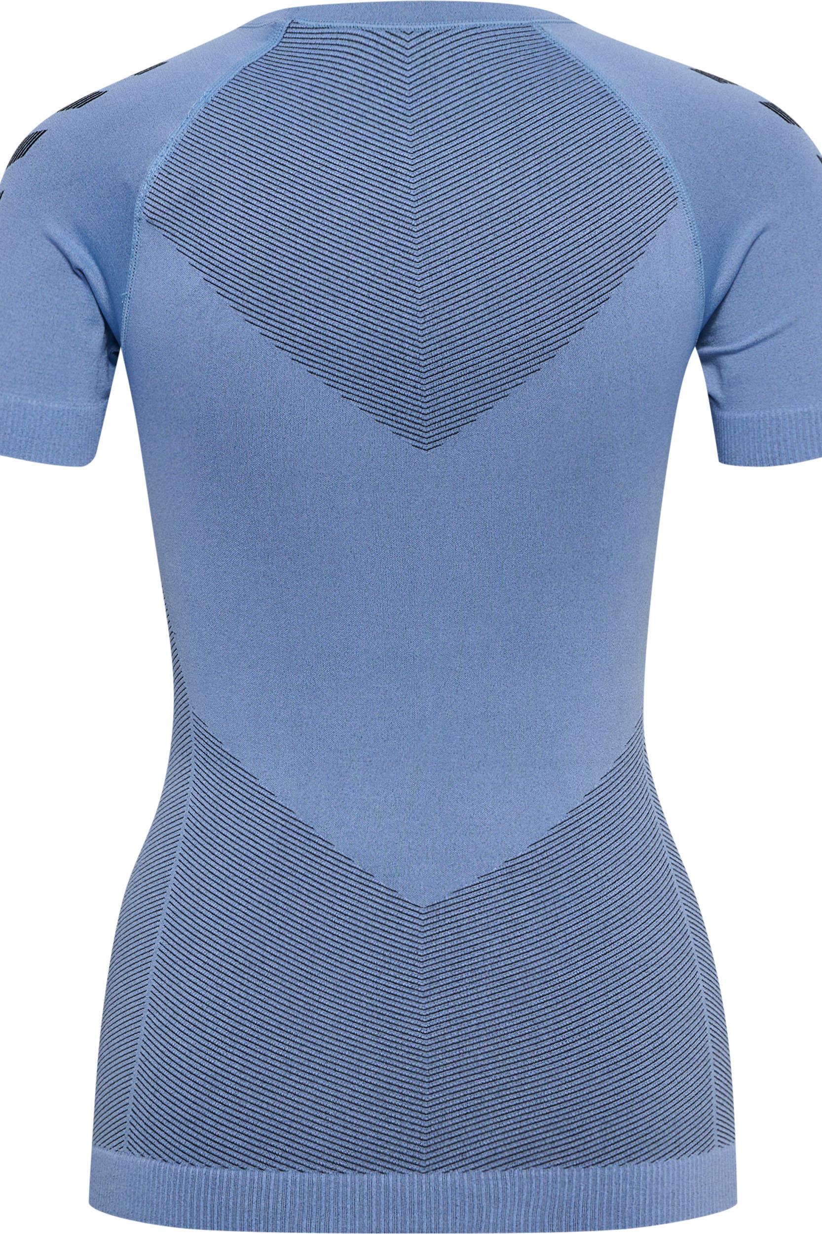 HUMMEL - Hummel First Seamless Jersey S/s W - Bel Air Blue