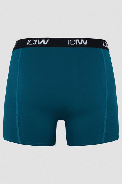 ICANIWILL - Boxer 3-pack - Black/Teal