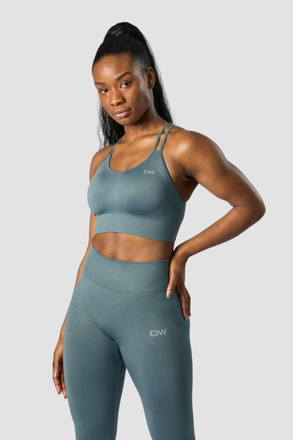 ICANIWILL - Define Seamless Sports Bra - Jungle Green