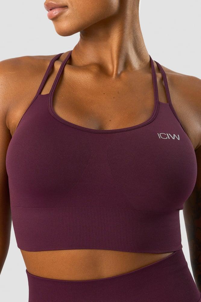 ICANIWILL - Define Seamless Sports Bra - Maroon