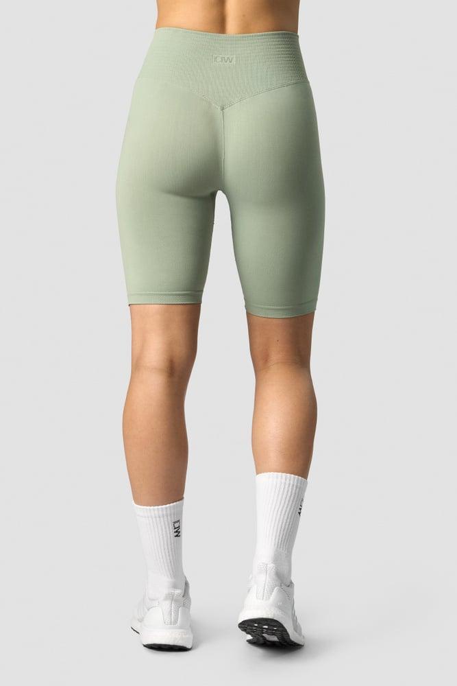 ICANIWILL - Define Seamless V-shape Biker Shorts - Light Sage Green