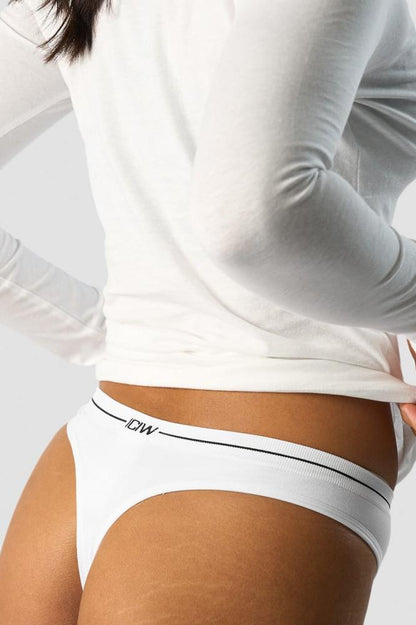 ICANIWILL - Everyday Seamless Thong 2-pack - White