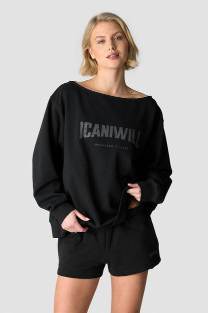 ICANIWILL - Revive Crewneck Print - Black