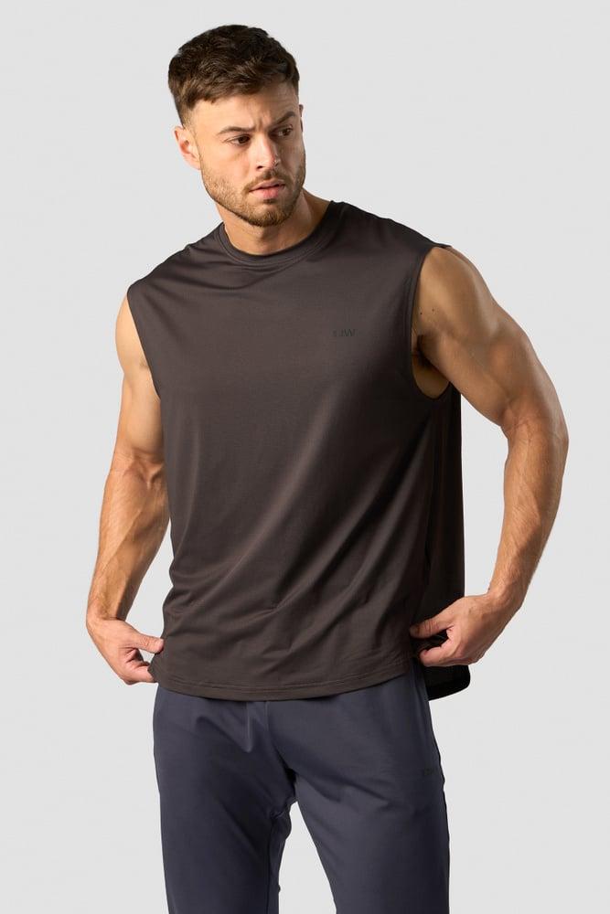 ICANIWILL - Stride Sleeveless T-shirt - Charcoal