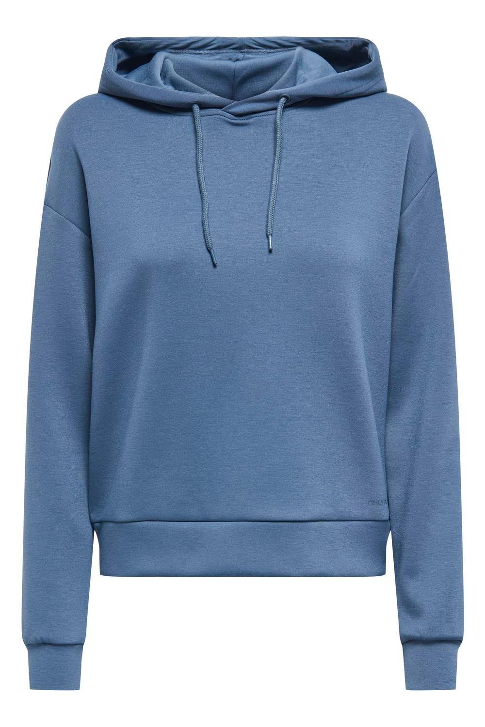 ONLYPLAY - Lounge Life Hood Ls Swt - Blue