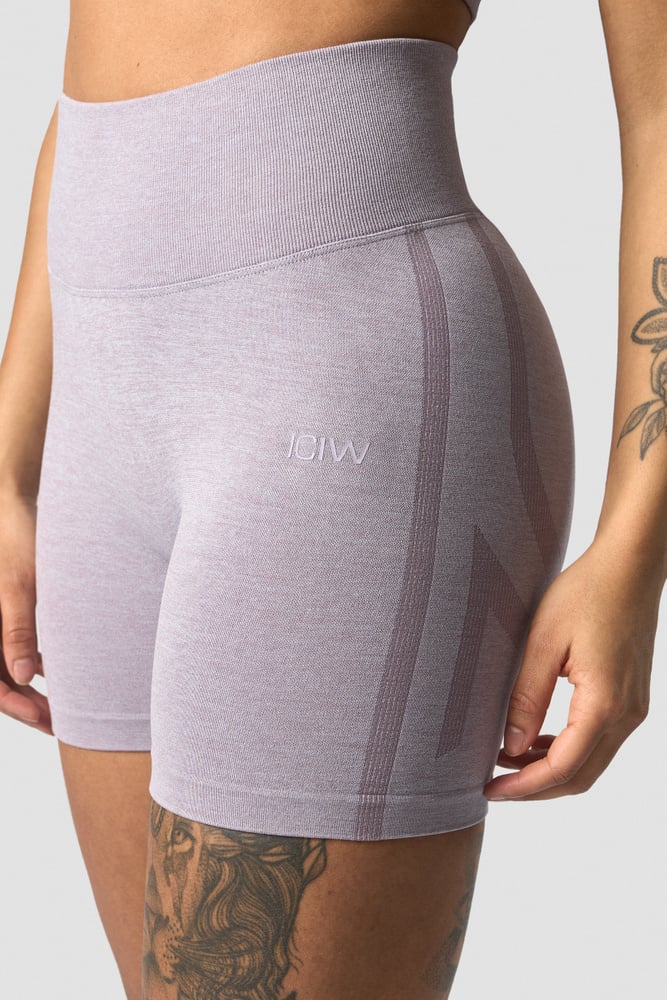 rush seamless shorts lilac melange